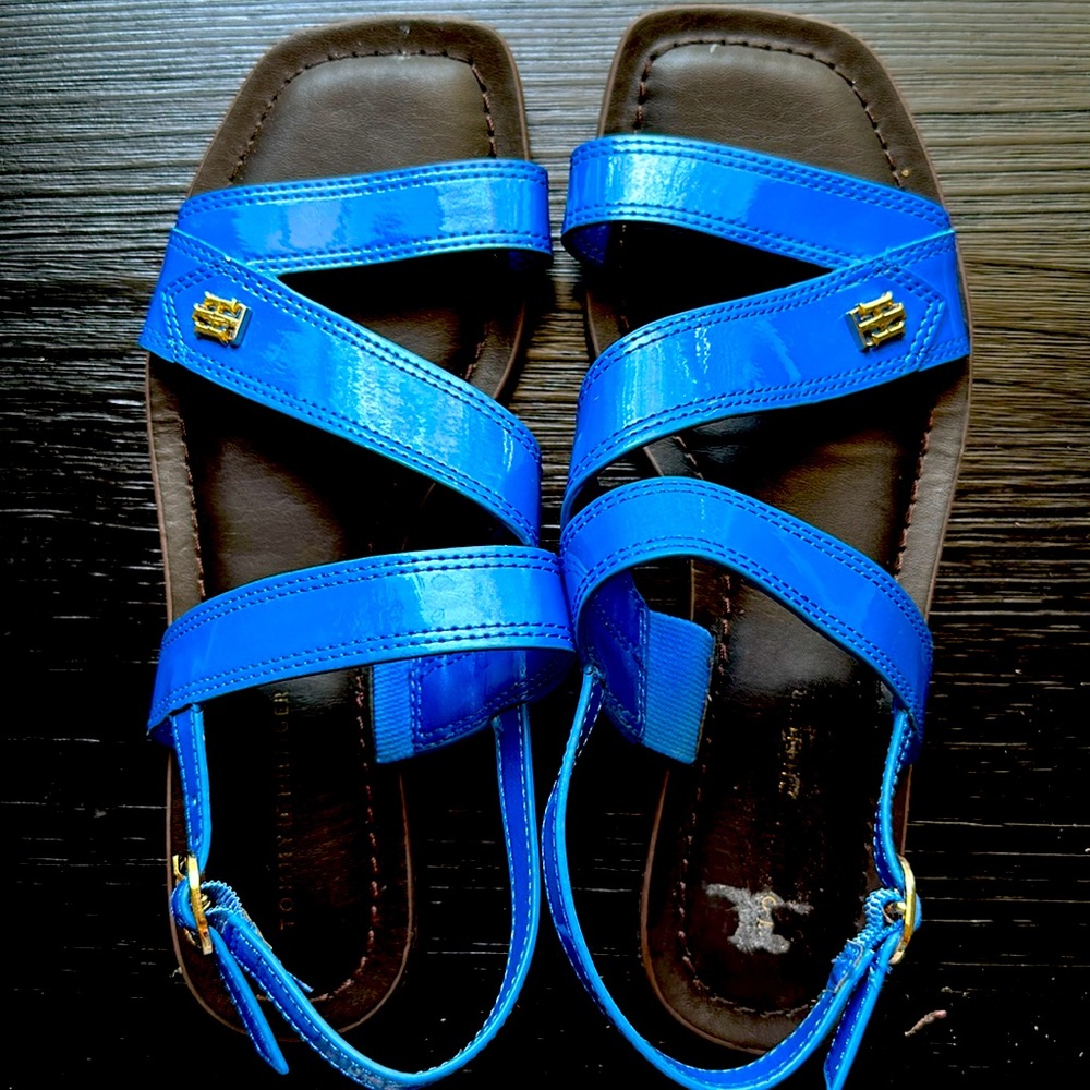 Tommy Hilfiger blue sandals
